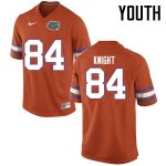 Youth Florida Gators #84 Camrin Knight NCAA Nike Orange Authentic Stitched College Football Jersey ZNF2762XY